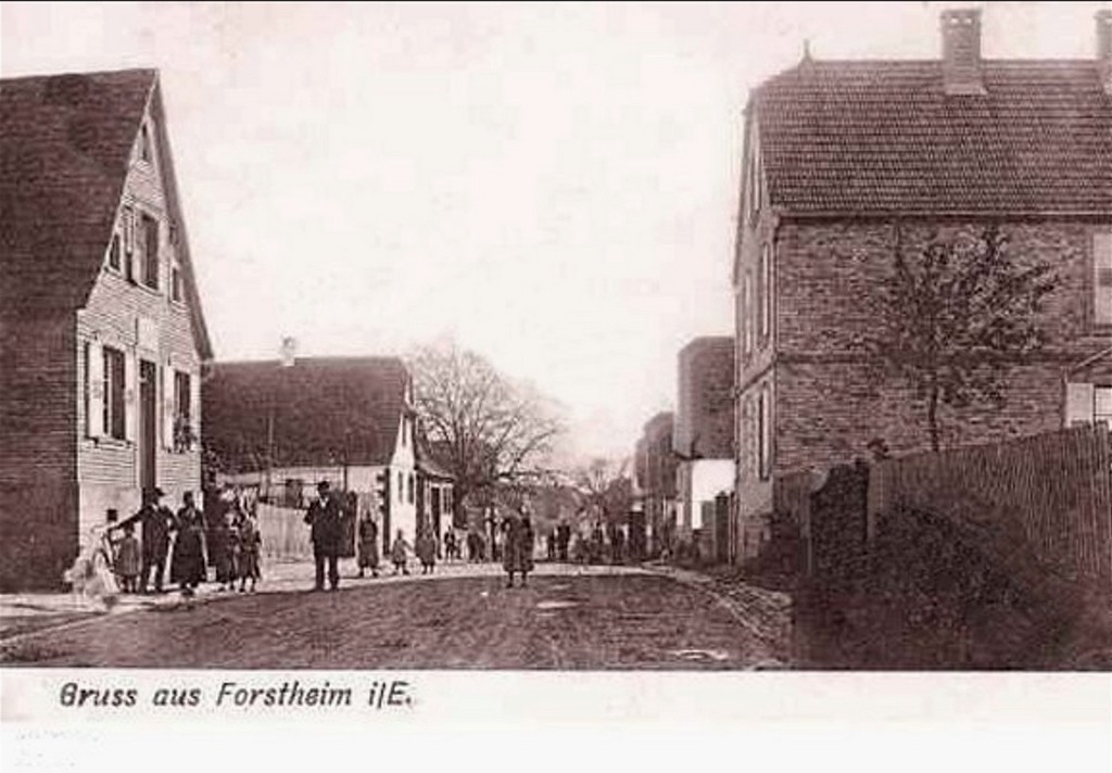 cliquez pour faire un zoom gruss aus forstheim im elsass 1930